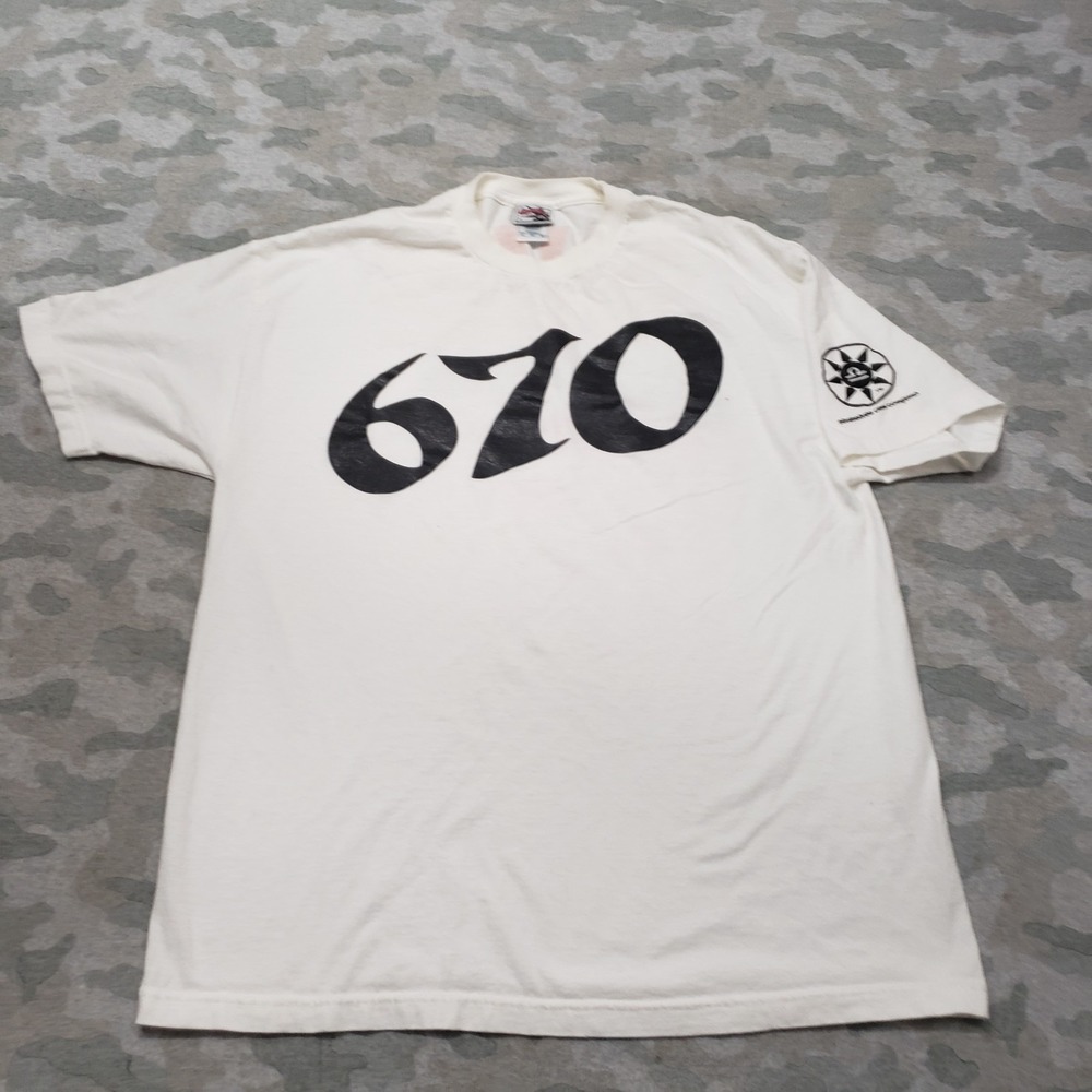 Vintage 670 Stress Free Shirt Mens XL White Short Sleeve